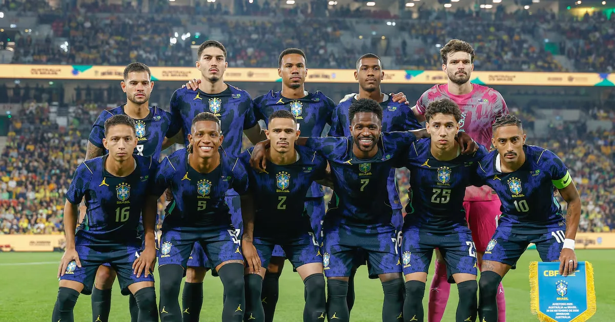 Brasil vence a Austrália por 4 a 2 com destaque para Bruno Guimarães