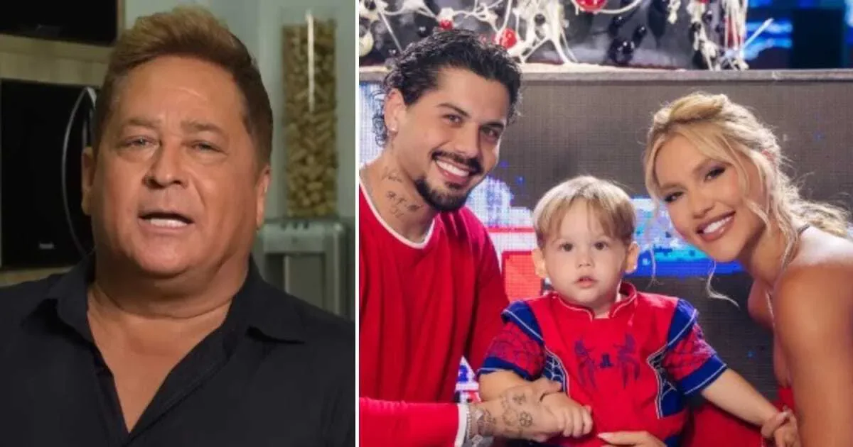 Leonardo manda recado ao neto após faltar à festa de aniversário