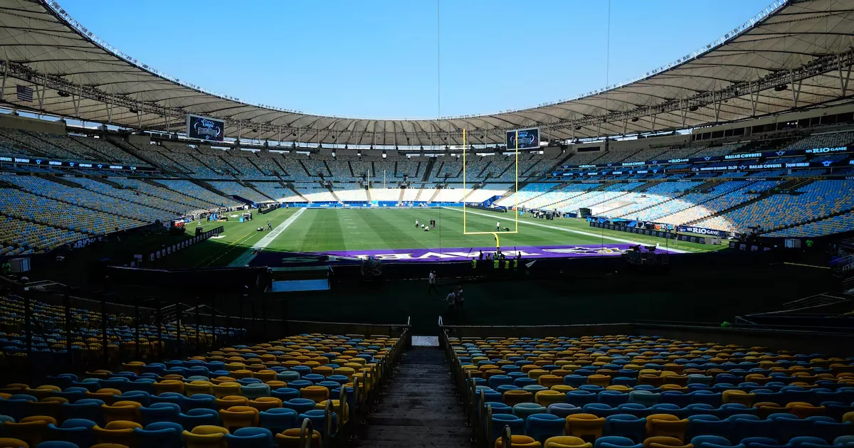 Maracanã recebe duelo entre Cowboys e Ravens pela temporada regular da NFL