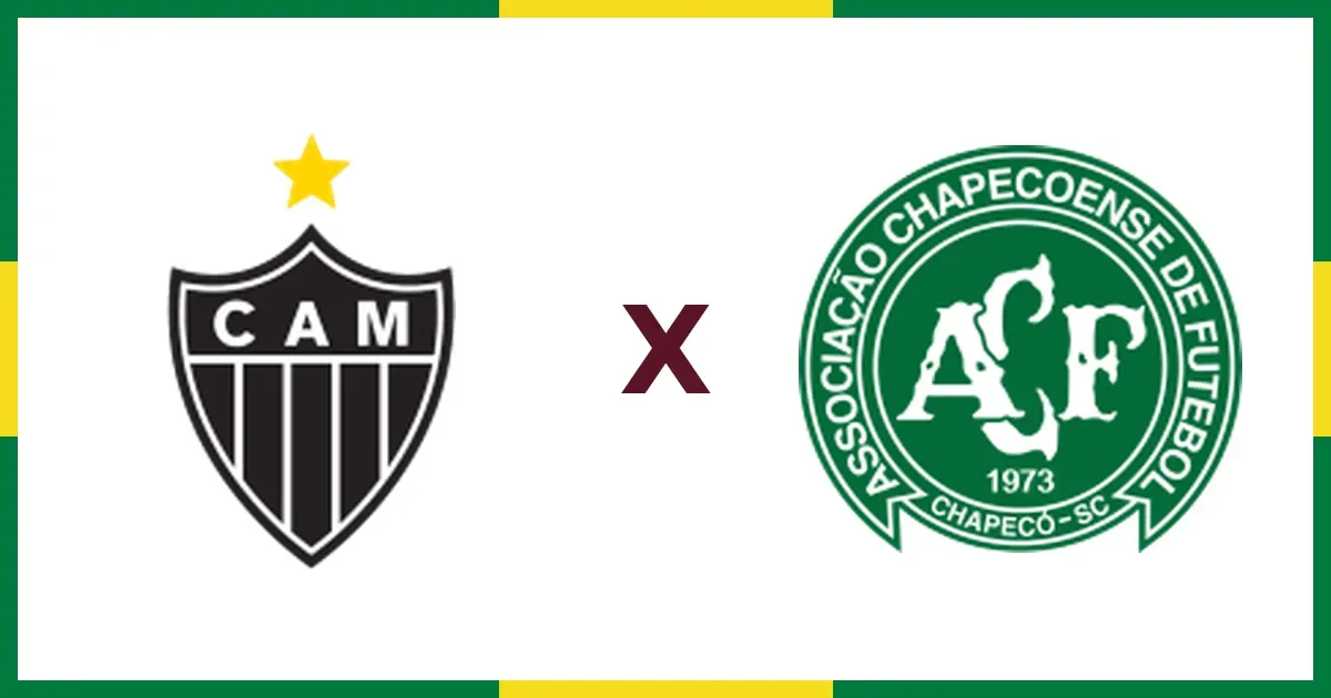 Atlético-MG x Chapecoense: horário, transmissão e escalações pelo Brasileirão
